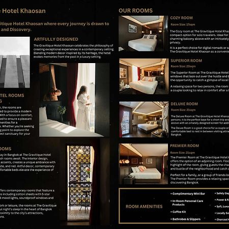 The Gravitique Hotel Khaosan Bangkok Dış mekan fotoğraf